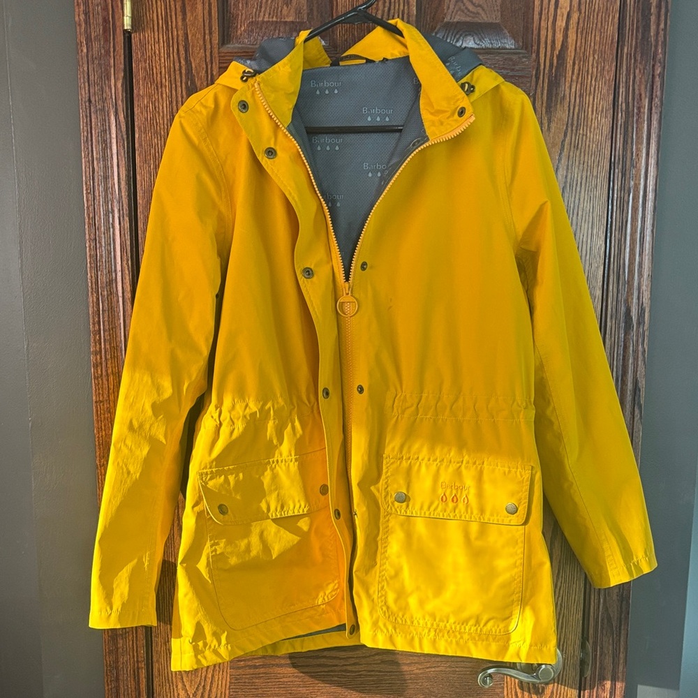 NWOT — Barbour — Hooded Raincoat